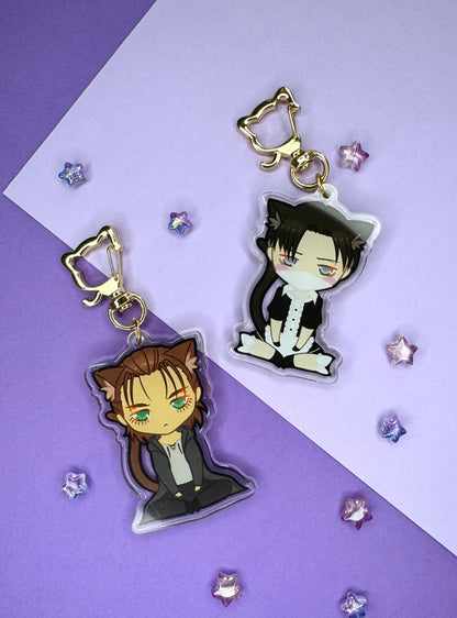 ATTACK ON TITAN - SITTING CAT CHARM