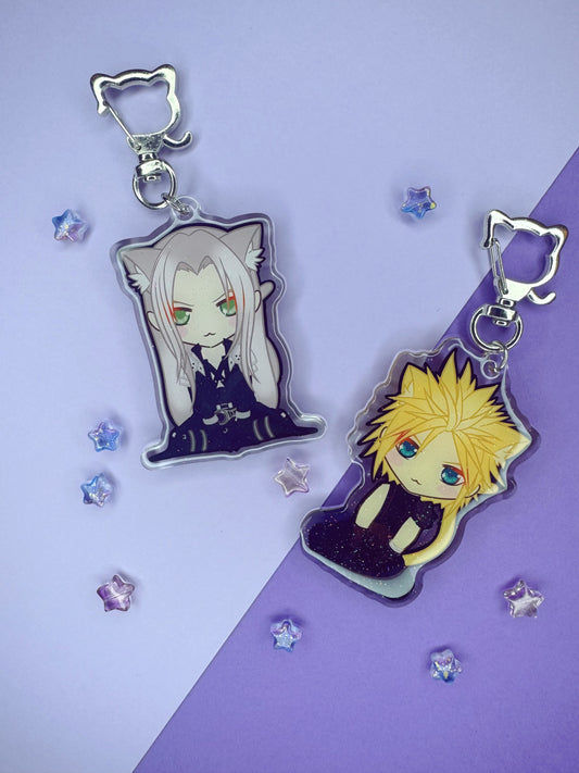 FINAL FANTASY 7 - SITTING CAT CHARM